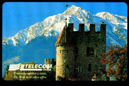 G AA 81 C&C 3128 SCHEDA TELEFONICA NUOVA MAGNETIZZATA CASTEL FONTANA CASTELLI VARIANTE PUNTI BLU - Erreurs & Variétés