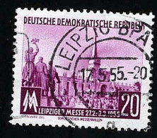 1955 Frühjahrsmesse  Michel DD 447XII Stamp Number DD 231 Yvert Et Tellier DD 185 Stanley Gibbons DD E201 Used - Gebraucht