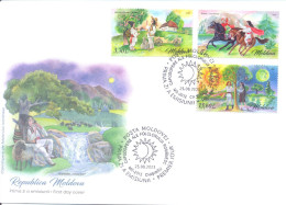 2023. Moldova, Masterpieces Of Romanian Folklore, FDC,  Mint/** - Moldavie