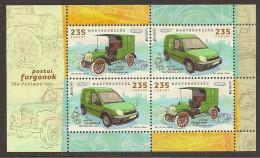 HUNGRIA /HUNGARY / UNGARN - EUROPA 2013 -TEMA ANUAL " POSTAL VEHICLE"- HOJITA  BLOQUE - DENTADA - 2013