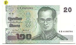 THAÏILAND  RAMA IX 20 BATH 2003  #109 NEUF - Thailand