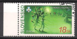 Slowakei  (2007)  Mi.Nr.  556  Gest. / Used  (10hc03)  EUROPA - Usados