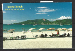 THAÏLANDE. Carte Postale Ayant Circulé. Phuket/Patong Beach. - Thaïlande