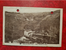 Carte BESSINES USINE ET MOULIN DE VILLARS VOIE LES TROUS - Bessines Sur Gartempe