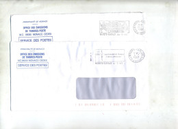 Lettre Flamme Monte Carlo Cirque Grimaldi - Postmarks