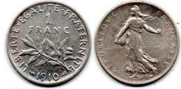 MA 24143 / 1 Franc 1910 TTB - 1 Franc