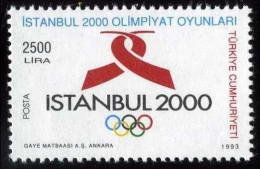 Türkiye 1993 Mi 2999 MNH Olympic Games Emblem - Unused Stamps