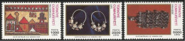 Türkiye 1993 Mi 3005-3007 MNH Turkish Handcrafts: Painted Rug, Earrings, Money Purse | Crafts - Neufs