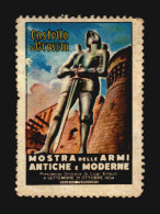 1954 Weapon Exhibit Medieval Armor Italy Castello Di Brescia Cinderella ROMOLI - Vignettes De Fantaisie
