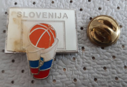 KZS Basketball Federation Of Slovenia Pin - Pallacanestro