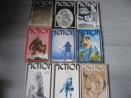 Lot De 9 Revues Fiction - éditions OPTA 1974 1975 1976 1977 1978 - Paquete De Libros