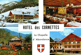 Cpsm La Chapelle D'Abondance (74, Haute Savoie) Hotel Restaurant Des Cornettes - La Chapelle-d'Abondance