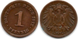 MA 24205  / Allemagne - Deutschland - Germany 1 Pfennig 1912 F TTB - 1 Pfennig