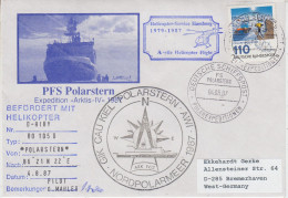 Germany FS Polarstern Heli Flight From Polarstern To Arctic Sea 4.8.1987 (SX176) - Voli Polari