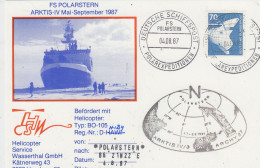 Germany FS Polarstern Heli Flight From Polarstern To Arctic Sea 4.8.1987 (SX176A) - Vuelos Polares