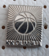 Basketball Club KK Olimpija Slovenia Vintage Pin - Pallacanestro