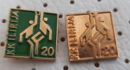 Basketball Club KK Ilirija Ljubljana 20 Years Slovenia Pins - Basketball