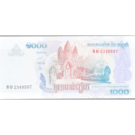 Billet, Cambodge, 1000 Riels, 2007, KM:58b, NEUF - Cambodge