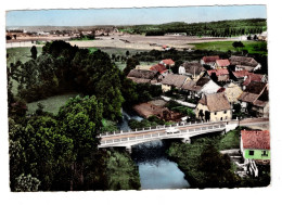 90 TERRITOIRE DE BELFORT GRANDVILLARS Le Pont Sur L'Allaine EN AVION AU DESSUS DE... Plan Peu Courant - Grandvillars