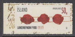 2020 Iceland Land Commission Law Legal Justice  Complete Set Of 1  MNH @ BELOW Face Value - Nuevos