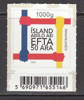 2020 Iceland EFTA Trade Area European Union Complete Set Of 1  MNH @ BELOW Face Value - Nuovi