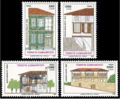 Türkiye 1995 Mi 3052-3055 MNH Traditional Turkish Houses (3rd/5 Issue) - Nuevos