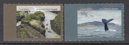 2020 Iceland Tourism Whales Watching Complete Set Of 2  MNH @ BELOW Face Value - Ungebraucht