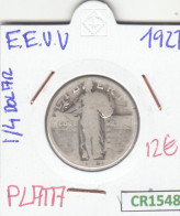 CR1548 MONEDA EEUU 0,25 DOLAR 1921 PLATA MC - Other & Unclassified