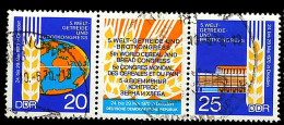 1970 Grain Congress Dresden  Michel DD WZd224 Stamp Number DD 1207a Yvert Et Tellier DD 1267A Stanley Gibbons DD E1 Used - Gebraucht