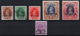 India Británica (Servicio) Nº 97/100,103/4. - Used Stamps