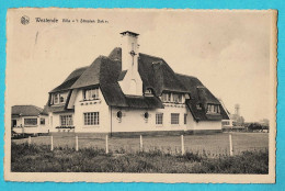 * Westende (Kust - Littoral) * (Nels, Ern Thill, Nr 26) Villa 't Strooien Dak, Old, Rare, Chateau D'eau, Unique - Westende