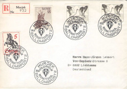 SWEDEN - REGISTERED MAIL 1972 MURJEK - DE / 2107 - Covers & Documents