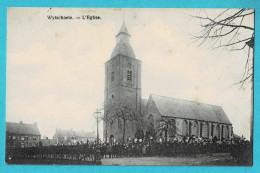 * Wijtschate - Wytschate (Heuvelland - West Vlaanderen) * L'église, Kerk, Church, Kirche, Animée, Cimetière, Kerkhof - Heuvelland