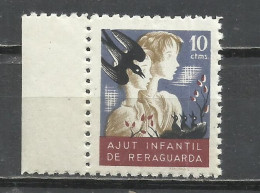 SO100-AJUT A LA INFANCIA DE RERAGUARDA GUERRA CIVIL 10CT.AJUT A LA INFANCIA DE RERAGUARDA GUERRA CIVIL 10CT NUEVO **MNH - Republican Issues