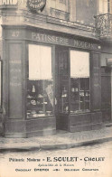 Cholet          49        Commerce . Pâtisserie Moderne  E. Soulet   Chocolat Emémoi  (Voir Scan) - Cholet