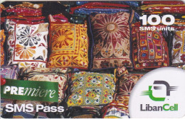 LEBANON- 100 UNITS FABRICS-USED - - Liban