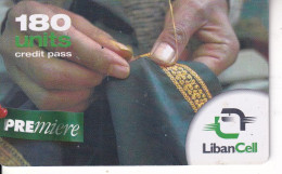 LEBANON- PREMIERE PLUS-180 UNITS EMBRODIERY-USED - - Libano