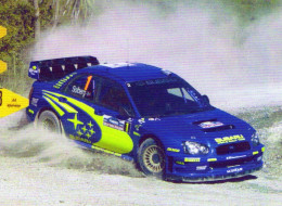 Subaru Impreza WRC  - Pilote: Peter Solberg  -  Rallye Nouvelle Zélande 2004  - CPM - Rallyes