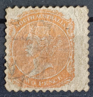 South Australié Queen Victoria  Jaar 1871  Yvert 27  Wingmarks  Used - Used Stamps