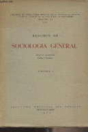 Resumen De Sociologia General - Volumen 2 - "Biblioteca De Publicaciones Oficiales De La Facultad De Derecho Y Ciencias - Cultural