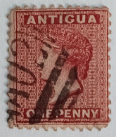 Antigua  Jaar 1884 Mi.nr.11C Wmk CA Under Crown --Tanding 12 (SEE Description). - 1858-1960 Crown Colony