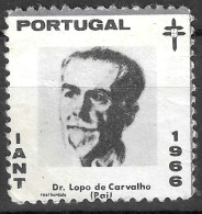PORTUGAL IANT 1966 DR LOPO DE CARVALHO REAL  BORDALO  VIGNETTE Reklamemarke Cinderella Erinnophilie  - Erinnofilia