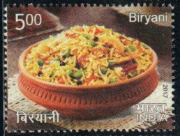 Inde 2017 Yv. N°2941 - Cuisine Régionale, Biryani  - Oblitéré - Oblitérés