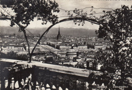 CARTOLINA  TORINO,PIEMONTE-PANORAMA-STORIA,MEMORIA,CULTURA,IMPERO ROMANO,RELIGIONE,BELLA ITALIA,VIAGGIATA 1960 - Panoramic Views