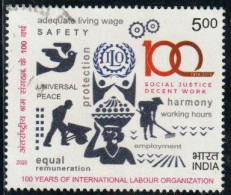 Inde 2020 Yv. N°3329 - Organisation Internationale Du Travail - Oblitéré - Used Stamps