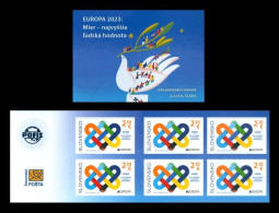 Slovakia 2023 Mih. 992 Europa. Peace - The Highest Value Of Humanity (booklet) (self-adhesive) MNH ** - Nuevos