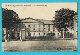 * Ruiselede - Ruysselede (West Vlaanderen) * (Uitgever César Standaert) Staatsweldadigheidsschool, école, Ingang Entrée - Ruiselede