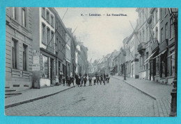 * Lessines - Lessen (Hainaut - La Wallonie) * (Phot H. Bertels, Nr 2) La Grand'Rue, Straatzicht, Animée, Unique, TOP - Lessen