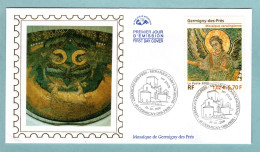 FDC France 2000 - Germigny Des Prés - Mosaïque Carolingienne - YT 3358 - 45 Germigny-des-Prés - 2010-2019