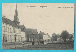 * Wachtebeke (Oost Vlaanderen) * (Uitg Van Hecke - De Mol) Dorpstraat, église, Straatzicht, Old, Rare, Unique - Wachtebeke